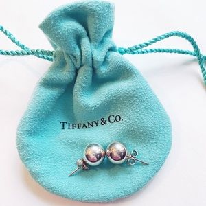 Tiffany & Co. Sterling silver ball earrings